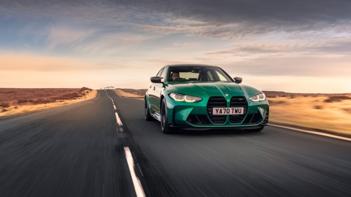 BMW M3 Competition UK Version 2021. Desktop wallpaper