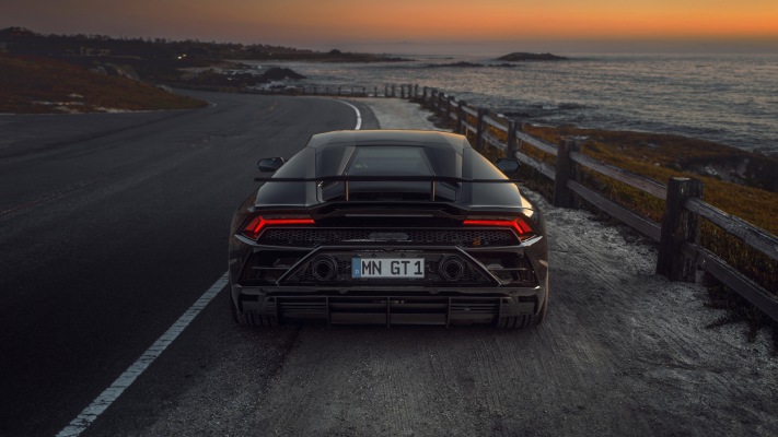 Lamborghini Huracán EVO RWD Novitec 2021. Desktop wallpaper