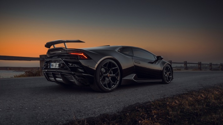 Lamborghini Huracán EVO RWD Novitec 2021. Desktop wallpaper