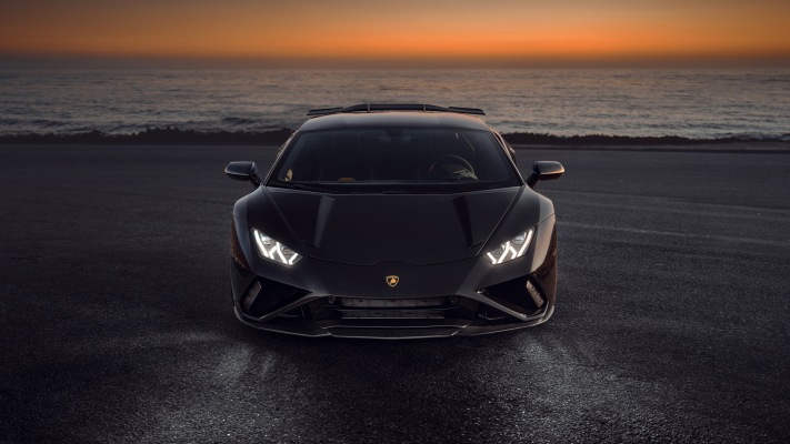 Lamborghini Huracán EVO RWD Novitec 2021. Desktop wallpaper