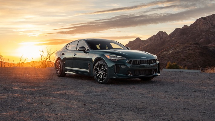 Kia Stinger GT-Line 2022. Desktop wallpaper