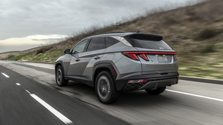 Hyundai Tucson Plug-in Hybrid USA Version 2022. Desktop wallpaper