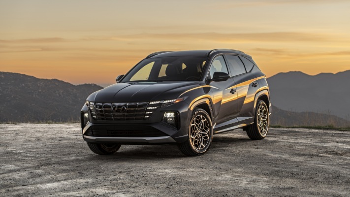 Hyundai Tucson N Line USA Version 2022. Desktop wallpaper