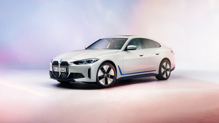 BMW i4 2022. Desktop wallpaper