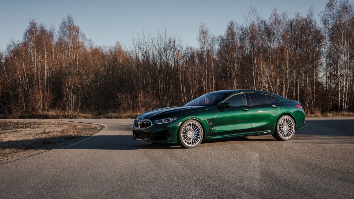 BMW Alpina B8 Gran Coupe 2022. Desktop wallpaper