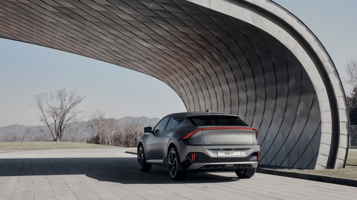 Kia EV6 GT 2021. Desktop wallpaper