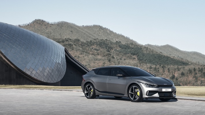 Kia EV6 GT 2021. Desktop wallpaper