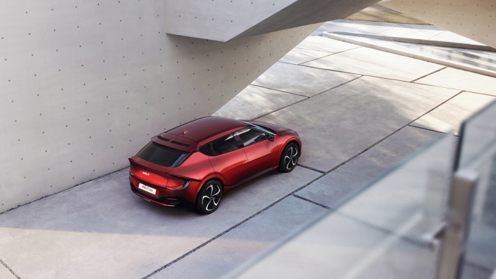 Kia EV6 GT-Line 2021. Desktop wallpaper