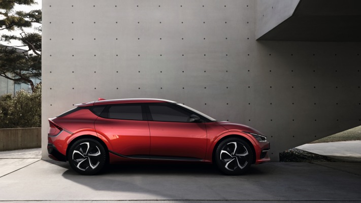 Kia EV6 GT-Line 2021. Desktop wallpaper