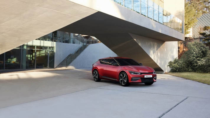 Kia EV6 GT-Line 2021. Desktop wallpaper