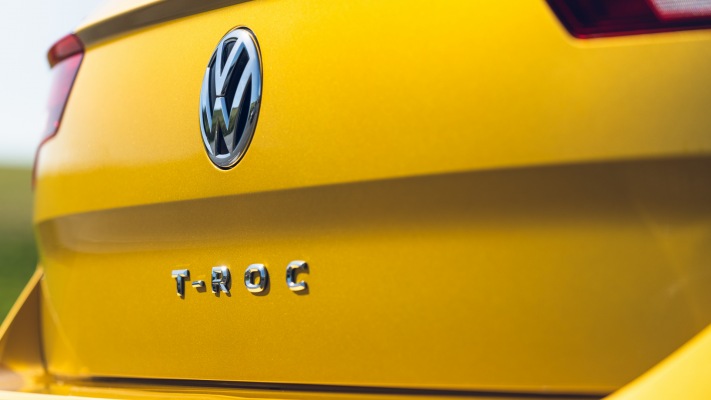 Volkswagen T-Roc Cabriolet R-Line UK Version 2021. Desktop wallpaper