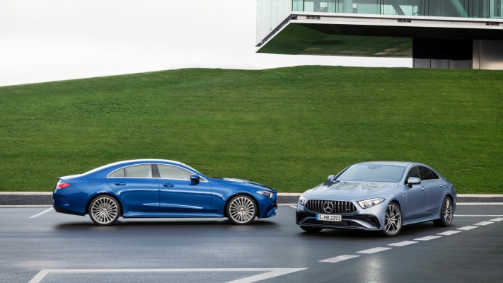 Mercedes-AMG CLS 53 2022. Desktop wallpaper