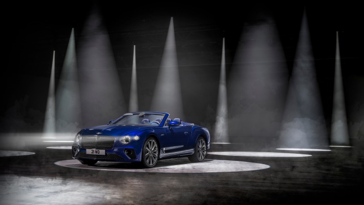 Bentley Continental GT Speed Convertible 2022. Desktop wallpaper