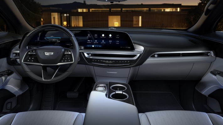 Cadillac Lyriq 2023. Desktop wallpaper