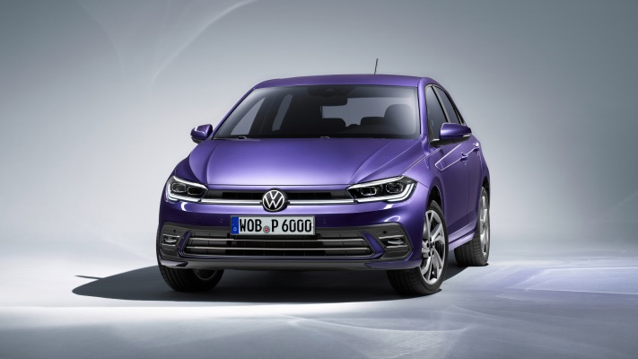 Volkswagen Polo Style 2022. Desktop wallpaper
