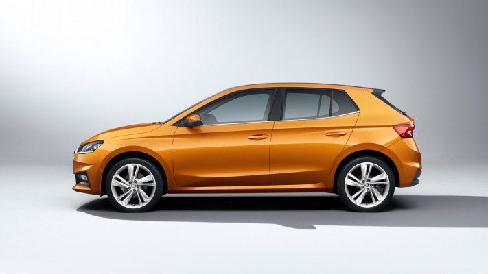 Skoda Fabia 2022. Desktop wallpaper