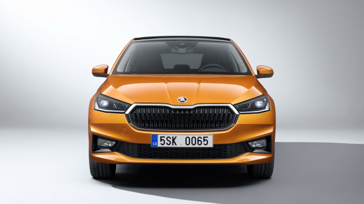 Skoda Fabia 2022. Desktop wallpaper
