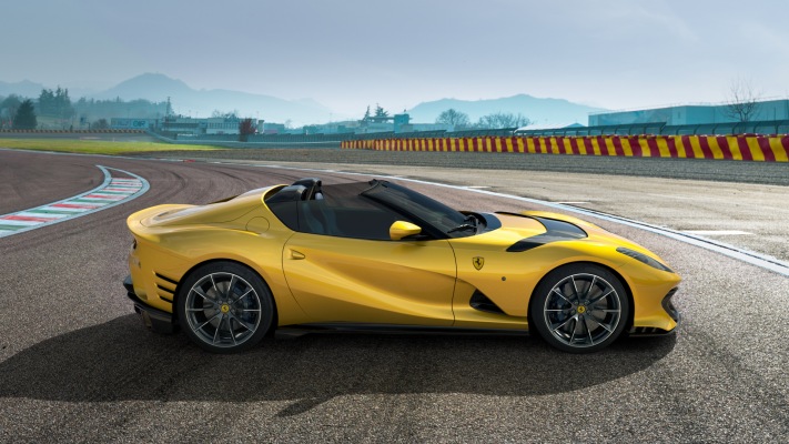 Ferrari 812 Competizione A 2021. Desktop wallpaper