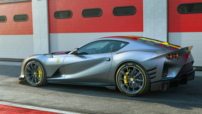 Ferrari 812 Competizione 2021. Desktop wallpaper