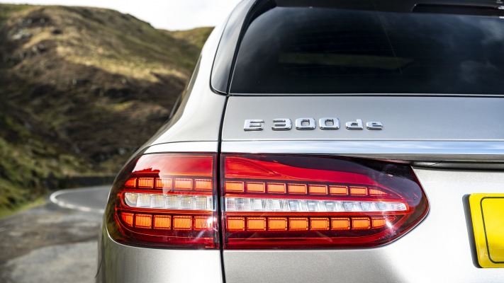 Mercedes-Benz E 300de Estate UK Version 2021. Desktop wallpaper
