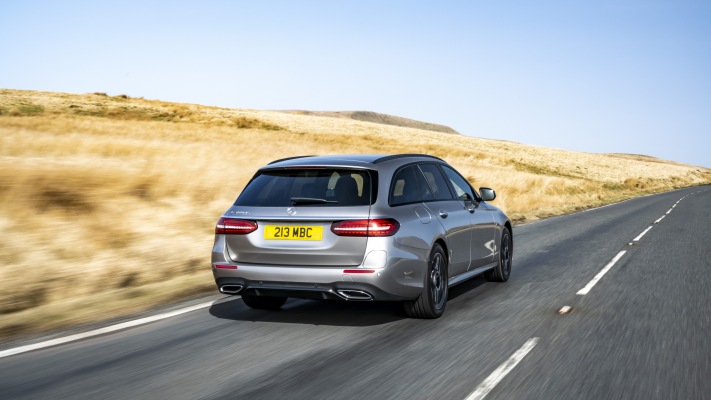 Mercedes-Benz E 300de Estate UK Version 2021. Desktop wallpaper