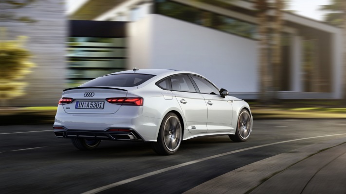 Audi A5 Sportback S-line Competition Plus 2022. Desktop wallpaper