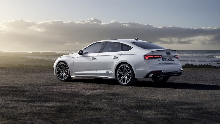 Audi A5 Sportback S-line Competition Plus 2022. Desktop wallpaper