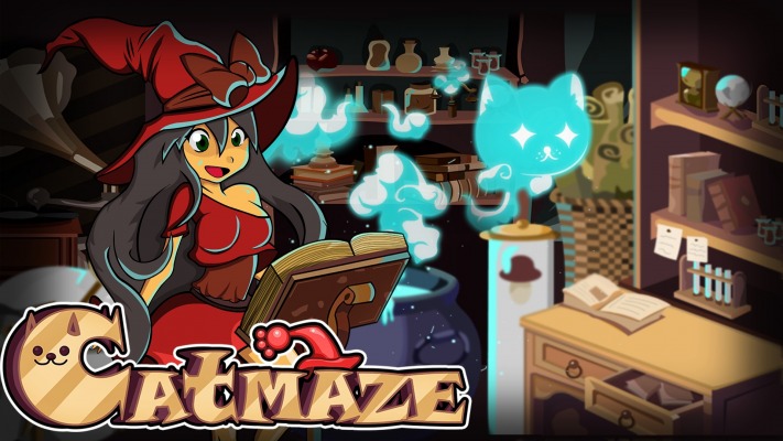 Catmaze. Desktop wallpaper