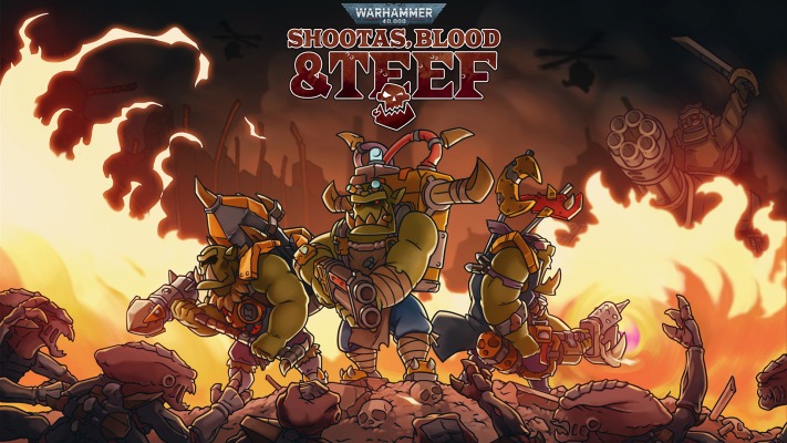 Warhammer 40,000: Shootas, Blood & Teef. Desktop wallpaper