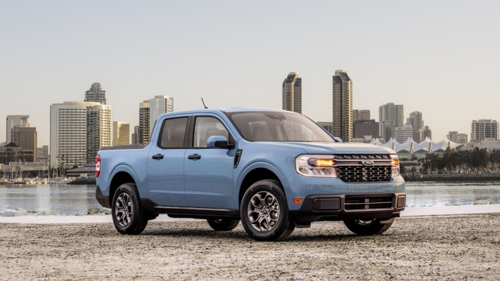 Ford Maverick Hybrid XLT 2022. Desktop wallpaper
