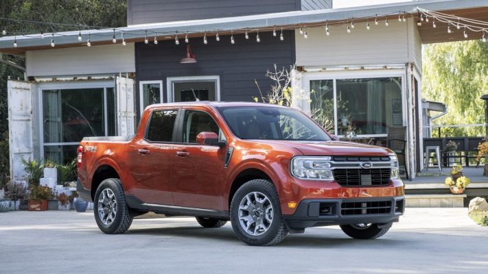 Ford Maverick Lariat 2022. Desktop wallpaper
