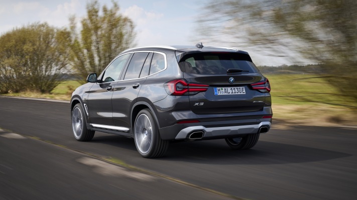 BMW X3 xDrive30e 2022. Desktop wallpaper
