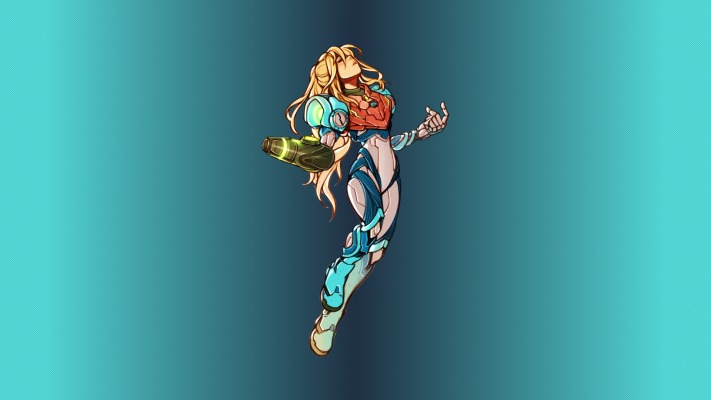 Metroid Dread. Desktop wallpaper