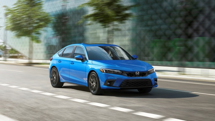 Honda Civic Hatchback 2022. Desktop wallpaper