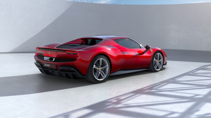 Ferrari 296 GTB 2022. Desktop wallpaper