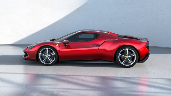 Ferrari 296 GTB 2022. Desktop wallpaper