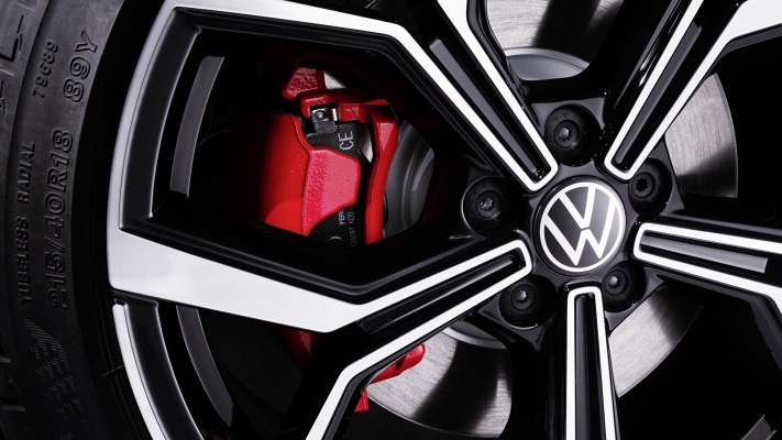 Volkswagen Polo GTI 2022. Desktop wallpaper