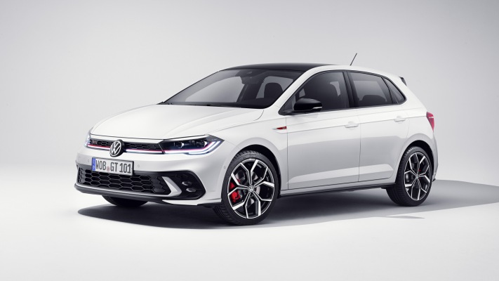 Volkswagen Polo GTI 2022. Desktop wallpaper