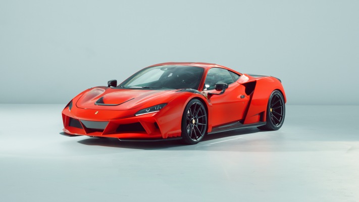 Ferrari F8 Tributo Novitec N-Largo 2021. Desktop wallpaper