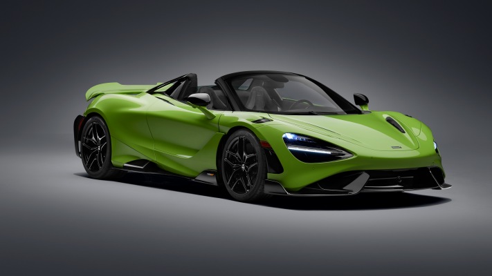 McLaren 765LT Spider 2022. Desktop wallpaper