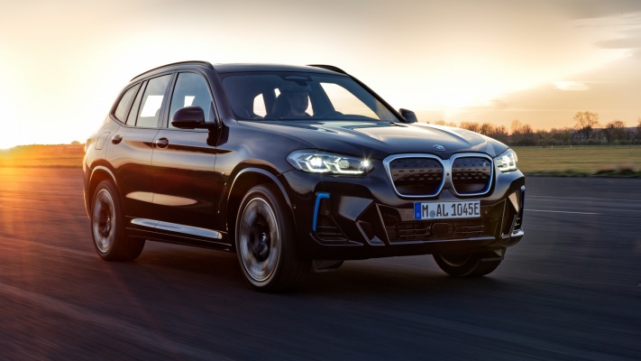 BMW iX3 2022. Desktop wallpaper