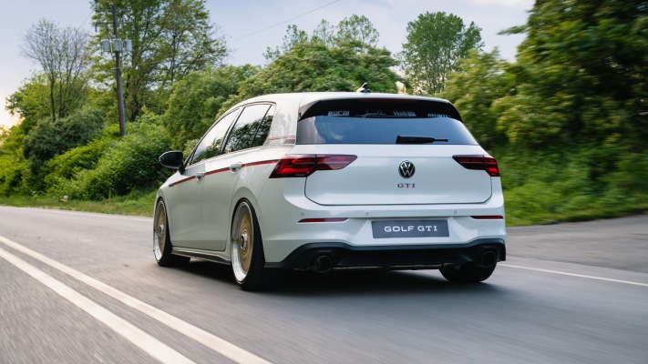 Volkswagen Golf VIII GTI BBS Concept 2021. Desktop wallpaper