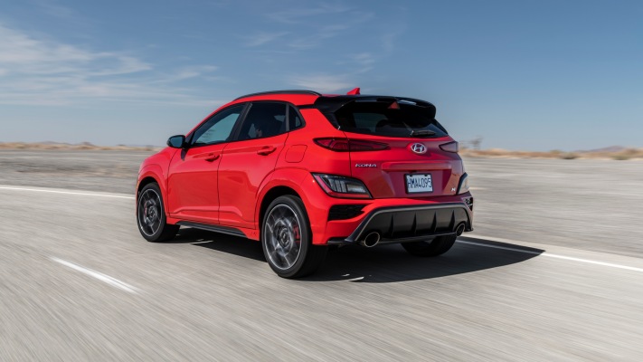 Hyundai Kona N USA Version 2022. Desktop wallpaper