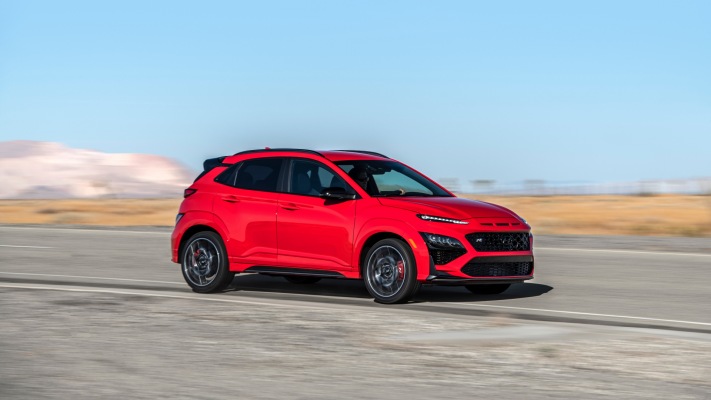 Hyundai Kona N USA Version 2022. Desktop wallpaper