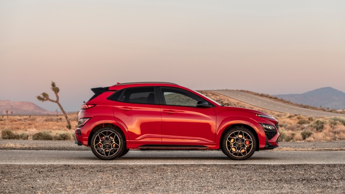 Hyundai Kona N USA Version 2022. Desktop wallpaper