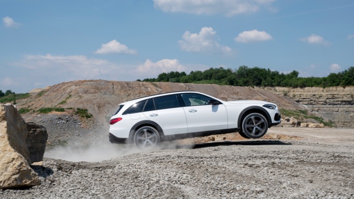 Mercedes-Benz C-Class All-Terrain 2022. Desktop wallpaper