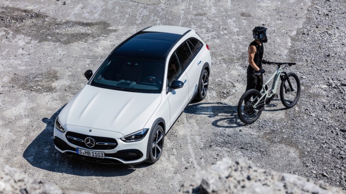 Mercedes-Benz C-Class All-Terrain 2022. Desktop wallpaper