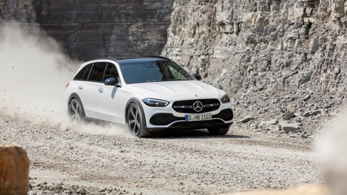 Mercedes-Benz C-Class All-Terrain 2022. Desktop wallpaper