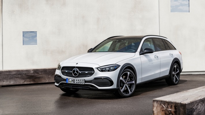 Mercedes-Benz C-Class All-Terrain 2022. Desktop wallpaper