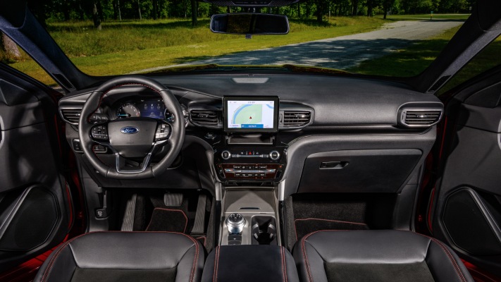 Ford Explorer ST-Line 2022. Desktop wallpaper